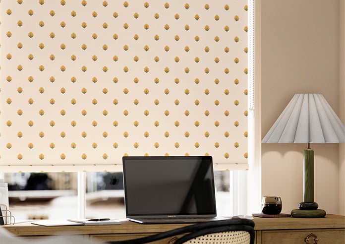 Petal & Block Nitara Spot, Marigold - Twist & Fit Roller Blind - Image 5